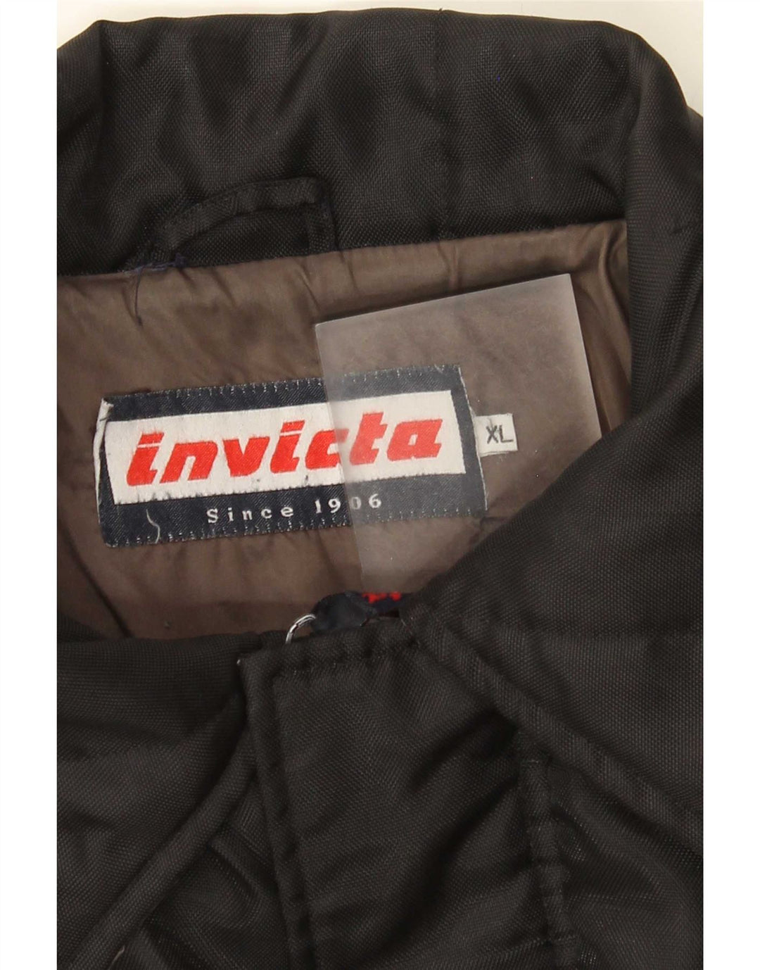 Invicta Herren Wattierte Jacke UK 42 XL Schwarz Colourblock