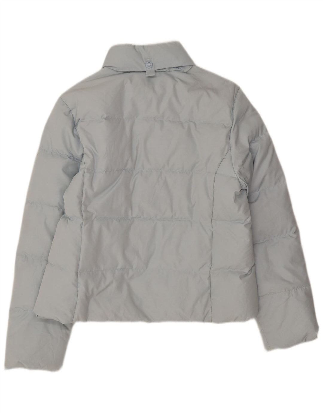 Champion Wattierte Damenjacke mit Kapuze, UK 12, Mittelblau, Polyester