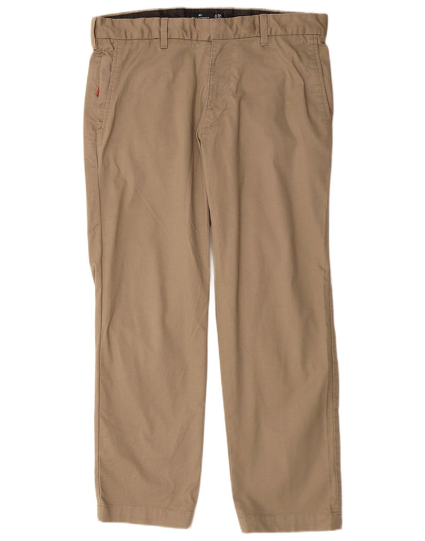 Gerade Chino-Hose für Herren von Marks & Spencer, W36, L29, Beige, Baumwolle