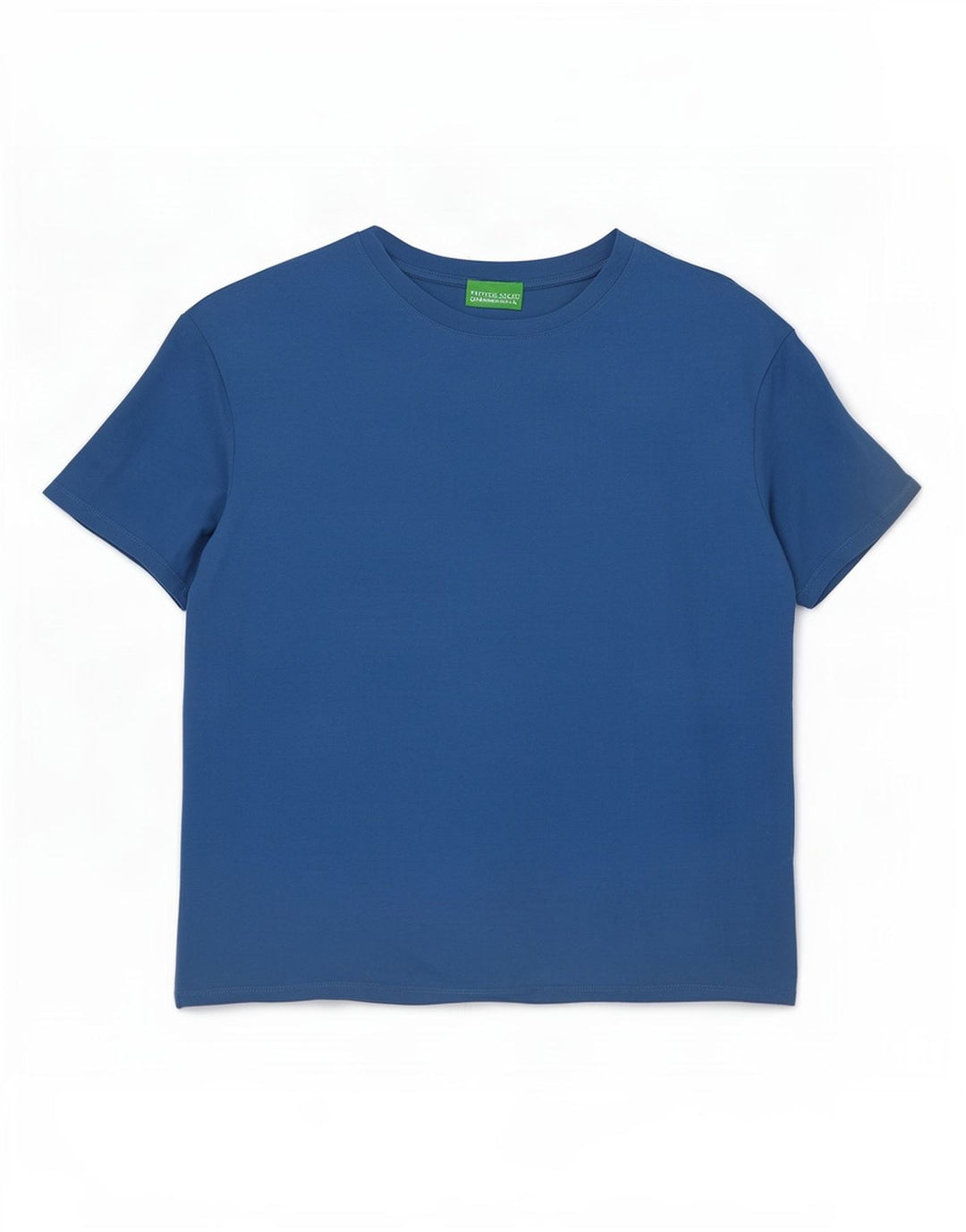 Benetton Damen T-Shirt Top UK 16 Large Blau
