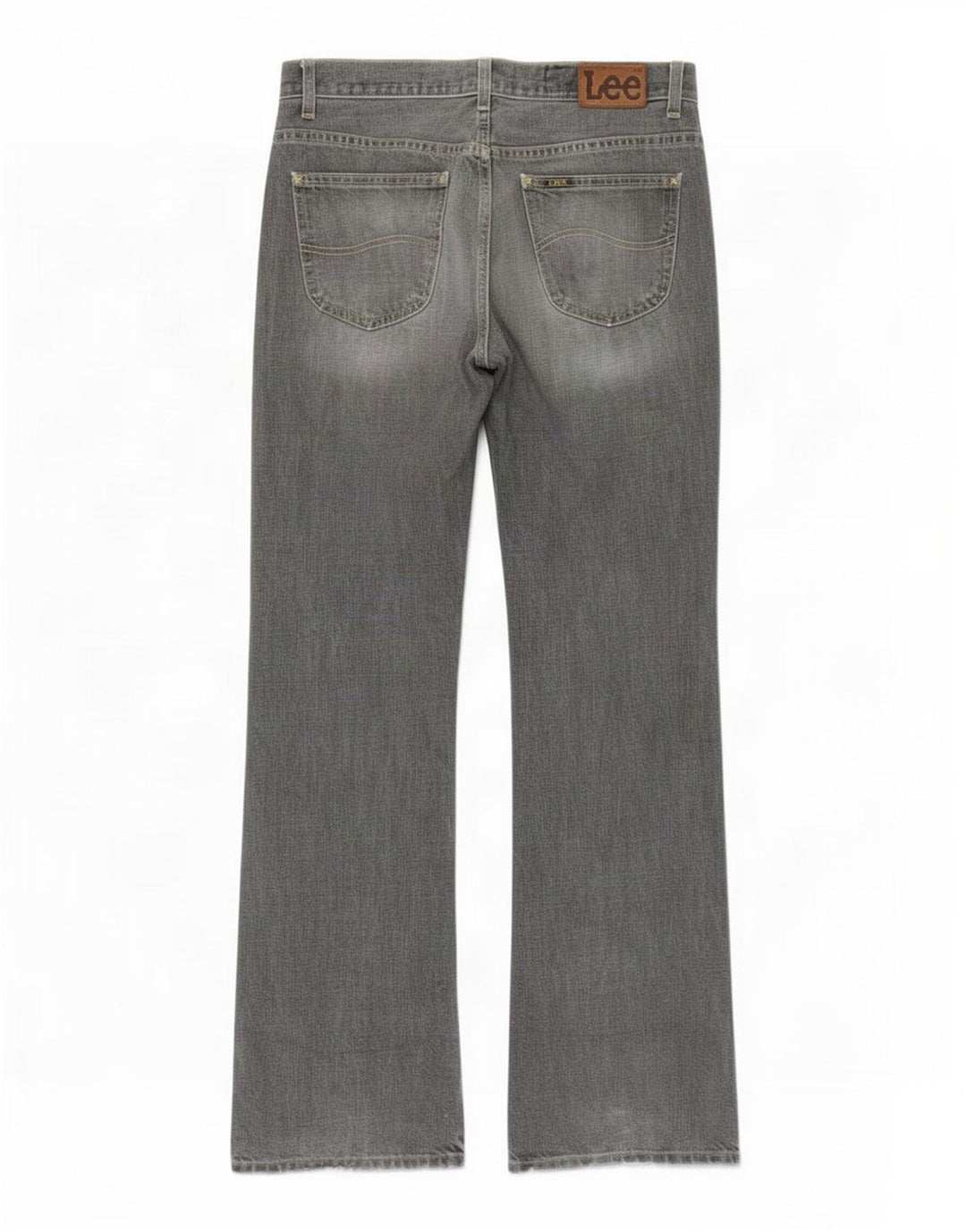 Lee Damen Bootcut-Jeans W30 L34 Grau