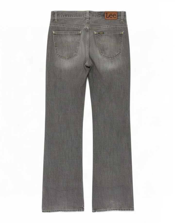 Lee Damen Bootcut-Jeans W30 L34 Grau
