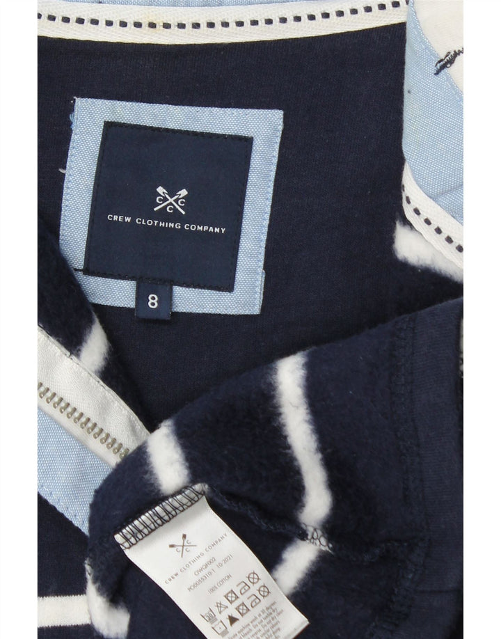 CREW CLOTHING Womens Oversized Sweatshirt Jumper UK 8 Small Navy Blue