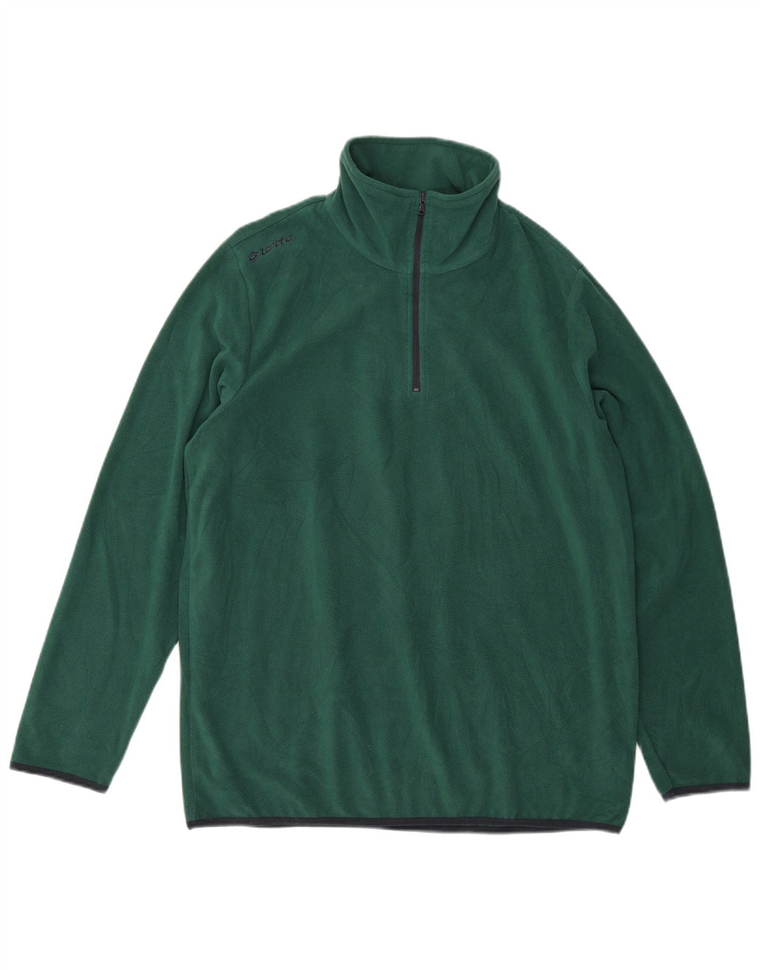 Lotto Herren-Fleecepullover mit Reißverschluss, XL, grünes Polyester