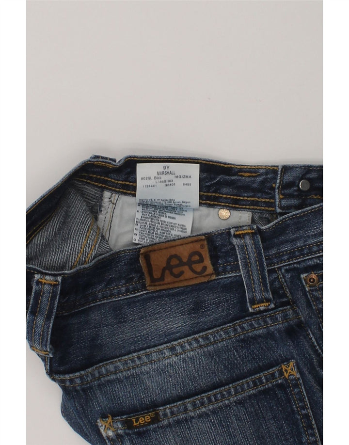 LEE Boys Denim Shorts 8-9 Years W24 Navy Blue Cotton | Vintage Lee | Thrift | Second-Hand Lee | Used Clothing | Messina Hembry 