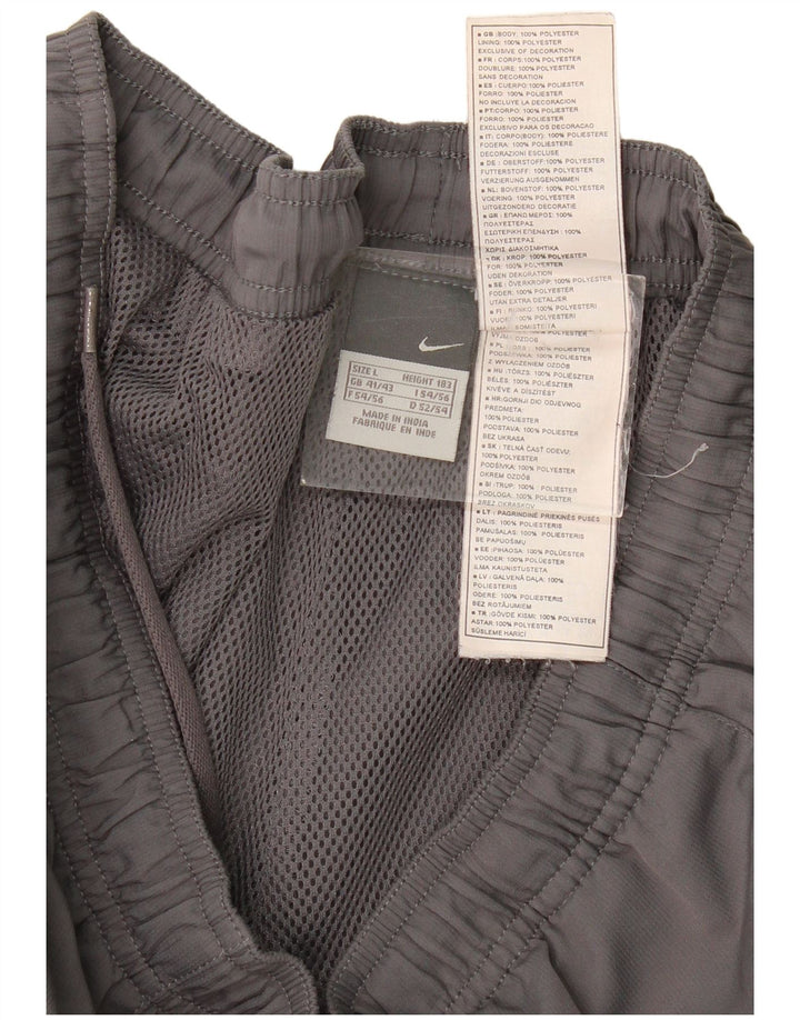 Nike Herren-Trainingshose, Jogginghose, Größe L, grau, Polyester