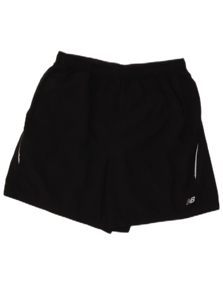 New Balance Herren-Sportshorts, Größe L, Schwarz