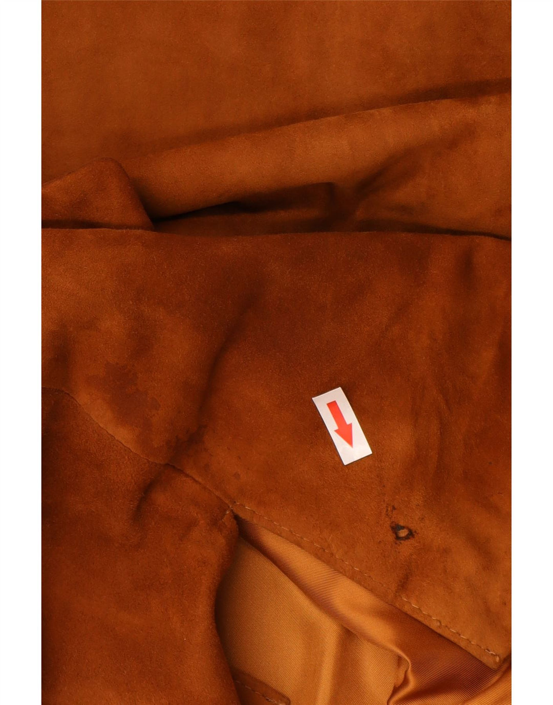 Jolly Damen Übergroßer Wildledermantel IT 50 XL Braunes Leder