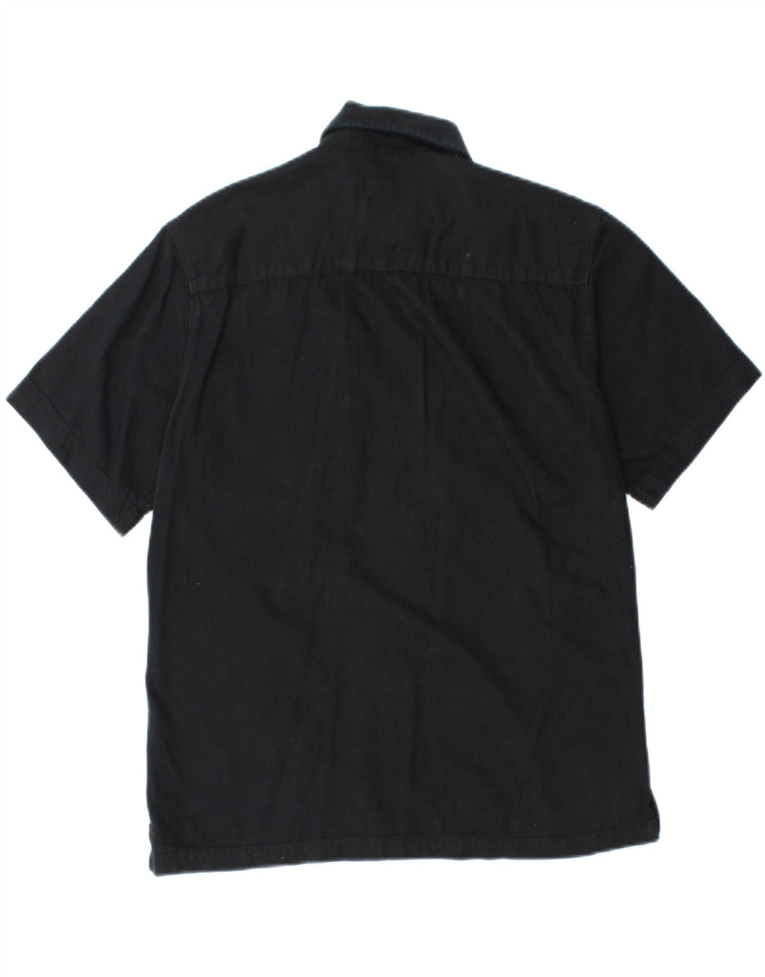 Jack & Jones Herren Regular Fit Kurzarmhemd Small Schwarz Baumwolle
