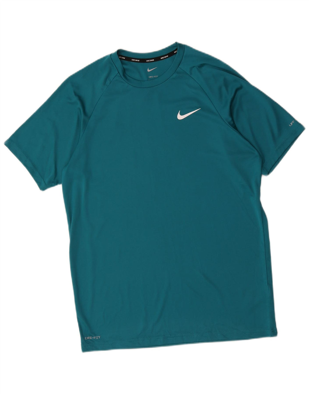 Nike Herren Dri Fit T-Shirt Top Mittelblaues Polyester