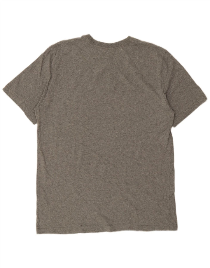 NIKE Herren-T-Shirt mit Grafik, XL, graue Baumwolle
