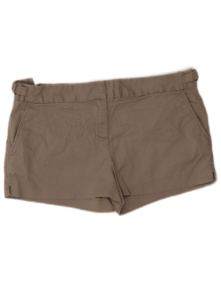 Gap Damen Chinoshorts UK 12 Medium W32 Graue Baumwolle
