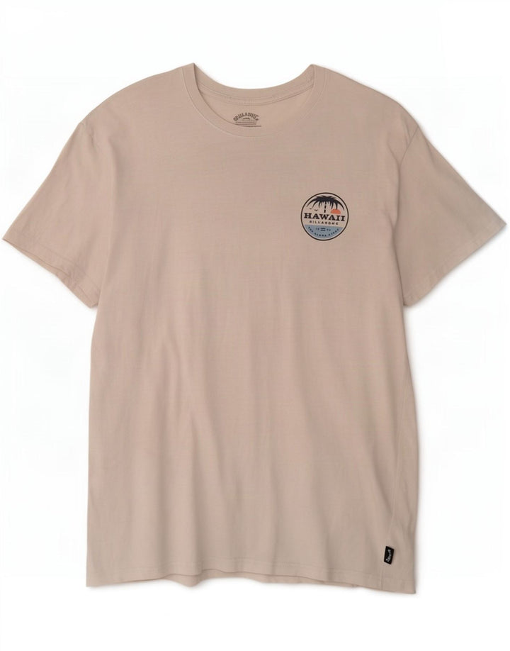 Billabong Herren-T-Shirt mit Grafik, groß, aus weißer Baumwolle