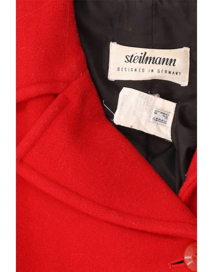 Womens Wool Overcoat UK 12 Medium Vintage Steilmann and Second-Hand Steilmann from Messina Hembry 