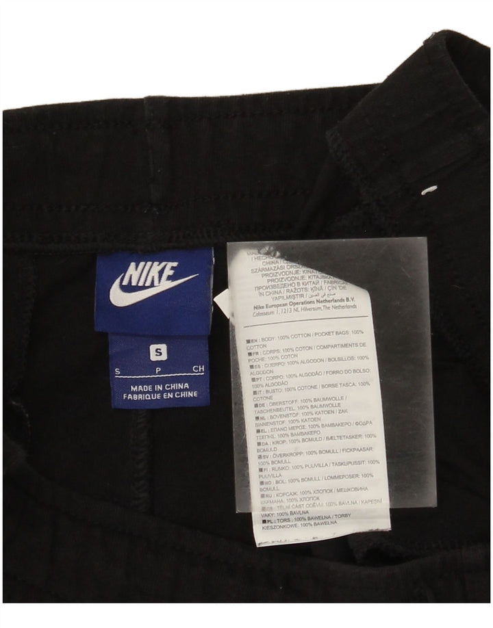 Nike Herren-Sportshorts, Größe S, schwarze Baumwolle