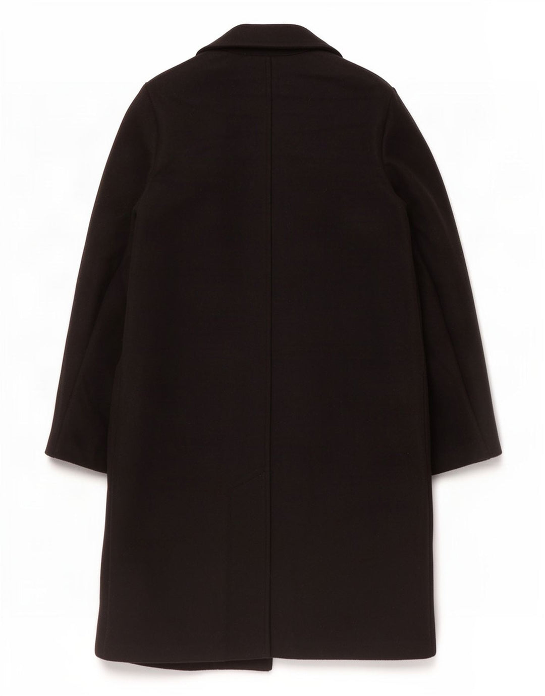 Zara Womens Open Overcoat UK 10 Small Schwarz Polyester
