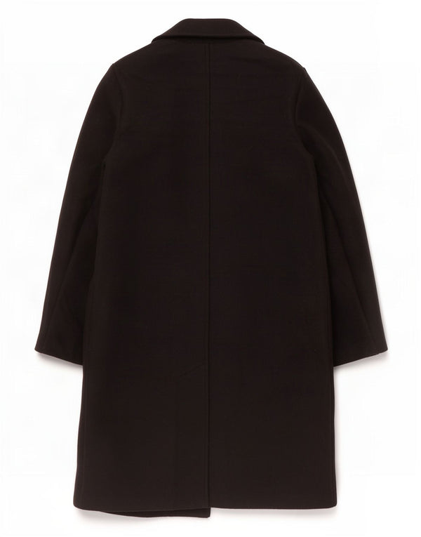Zara Womens Open Overcoat UK 10 Small Schwarz Polyester