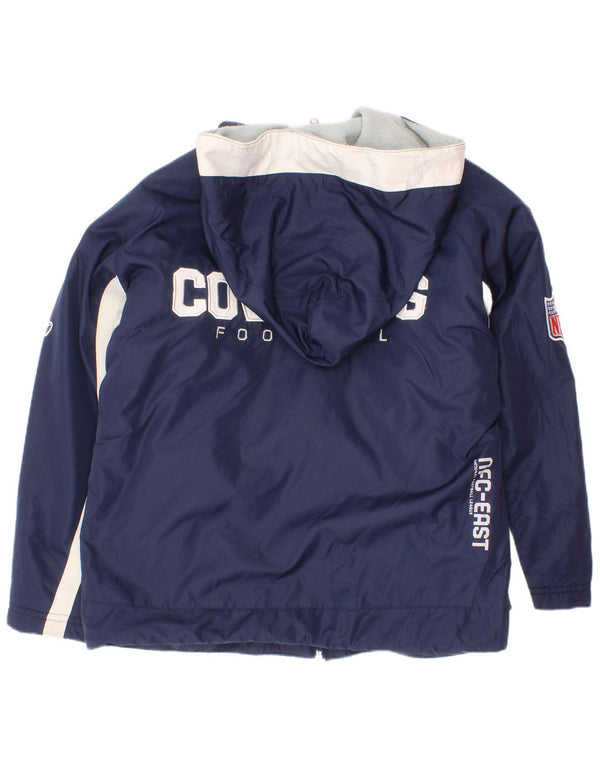 Reebok Jungen NFL Graphic Windjacke, 7–8 Jahre, Größe S, Marineblau, Sport
