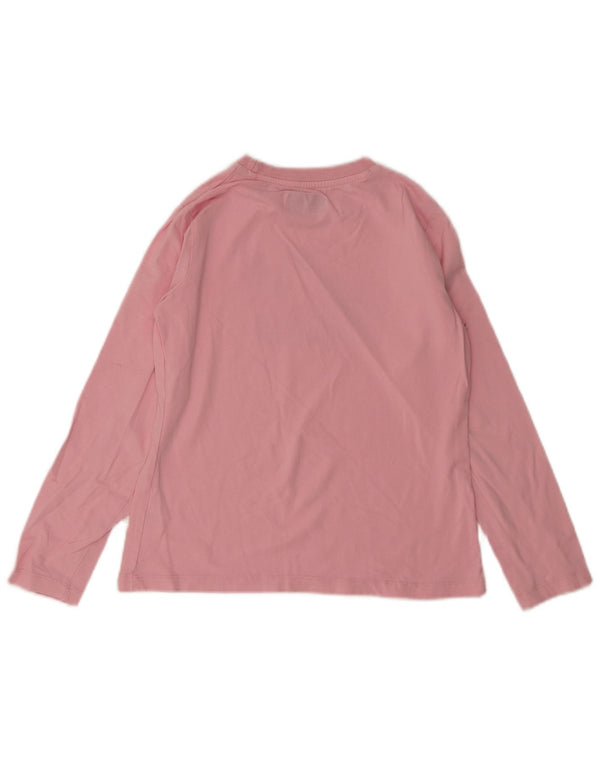 Kappa Mädchen Graphic Top Langarm 13–14 Jahre rosa Baumwolle