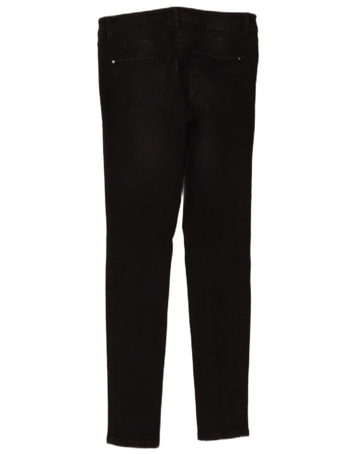 Massimo Dutti Damen Skinny Jeans EU 38 Small W28 L30 Schwarz
