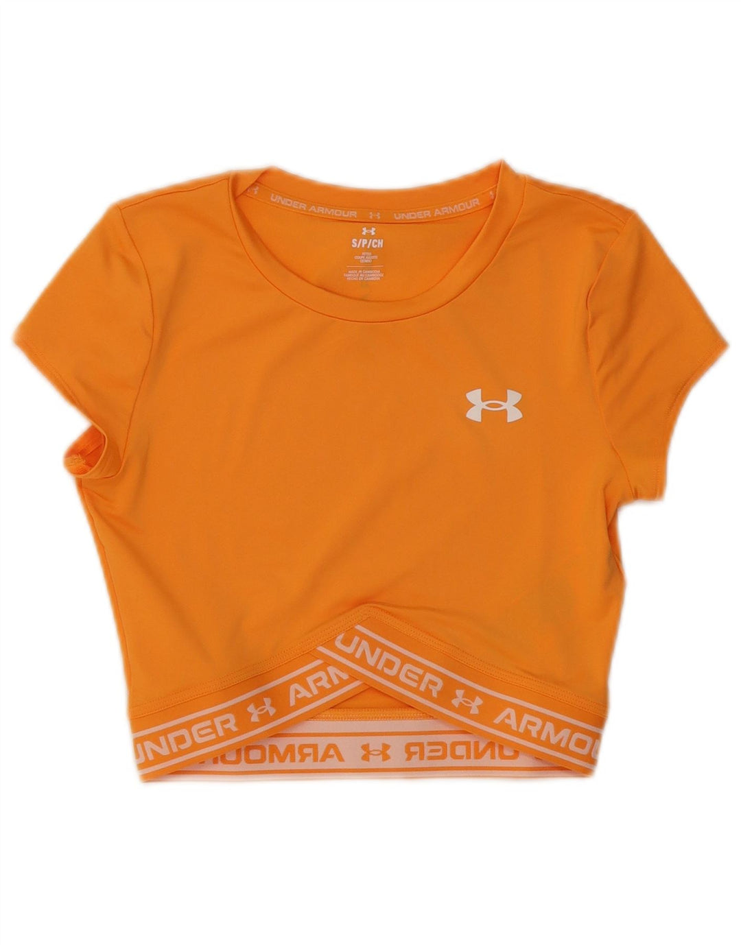 Under Armour Damen Fitted Graphic 2-teiliges Set UK 10 Small Orange