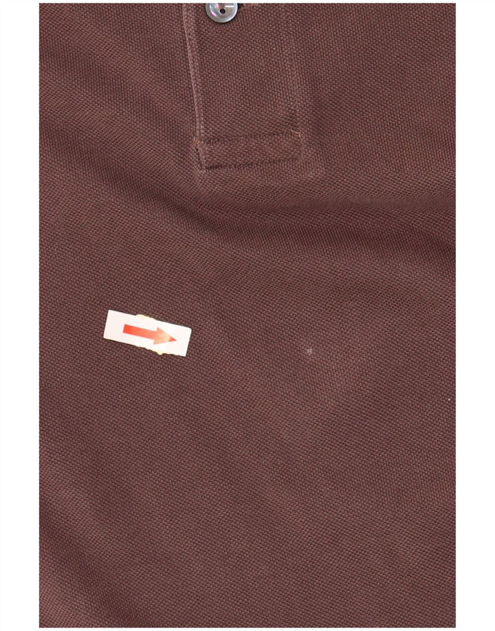 KAPPA Herren-Poloshirt aus mittelbrauner Baumwolle