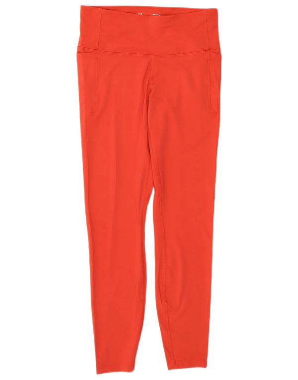 Under Armour Damen Leggings UK 14 Medium Orange