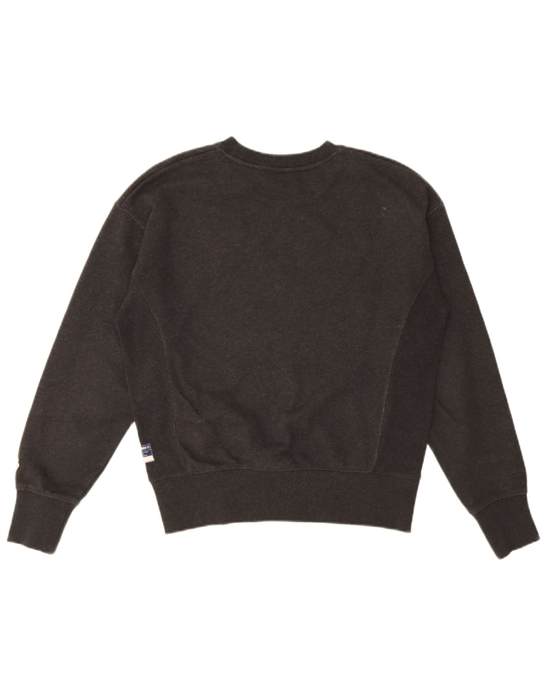 Superdry Damen-Sweatshirt-Pullover in Übergröße, Gr. 10, Größe S, Schwarz, Baumwolle