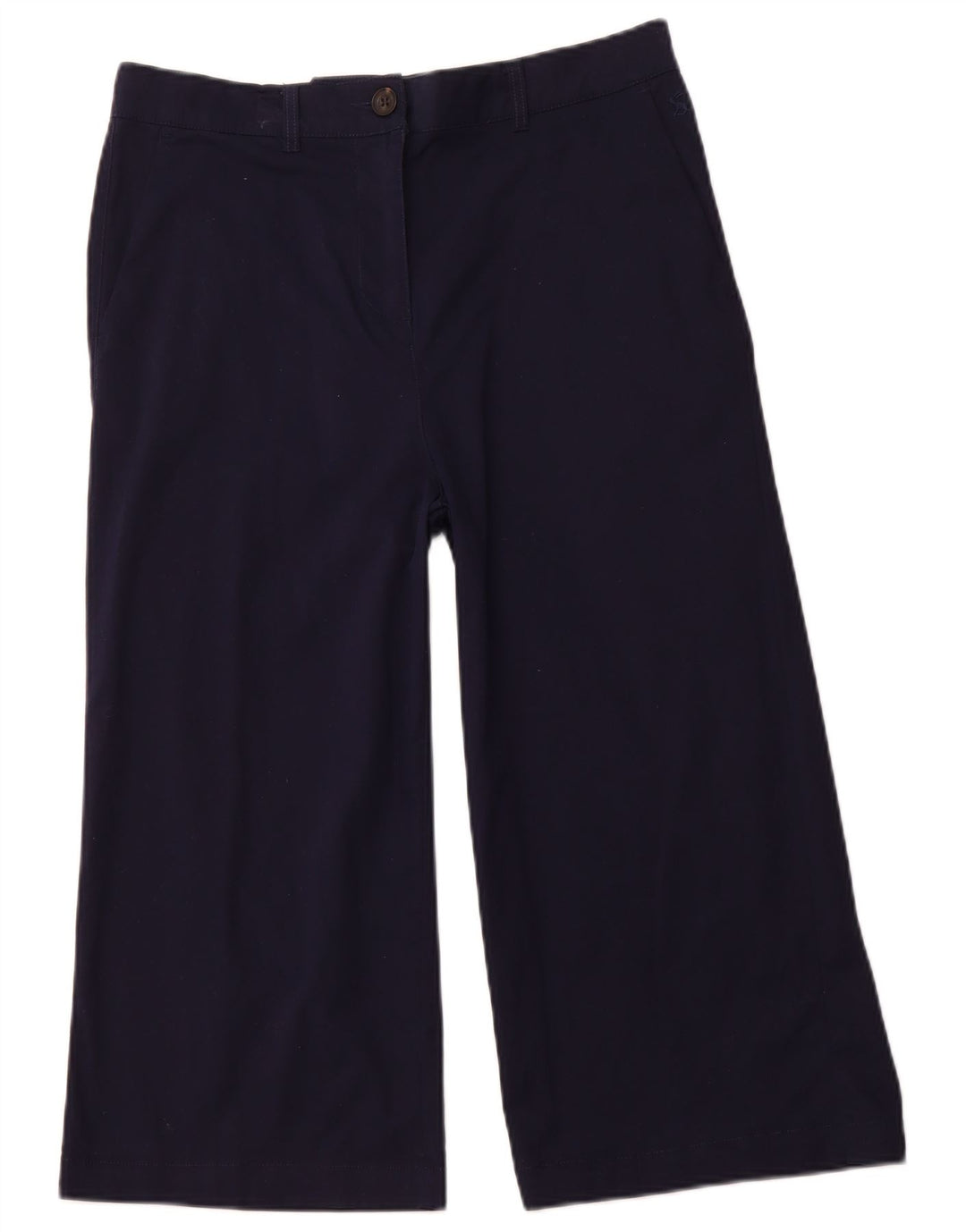 JOULES Capri-Hose für Damen mit hoher Taille, UK 14, Größe L W32 L21, Marineblau