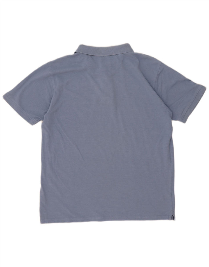 James Pringle Herren-Poloshirt aus mittelblauer Baumwolle