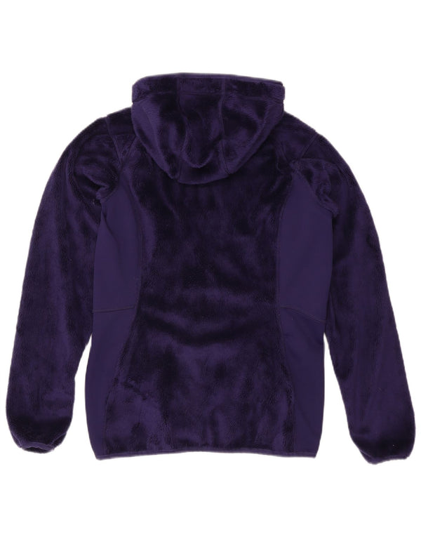 The North Face Damen-Fleecejacke mit Kapuze, UK 14, Mittelviolett, Polyester