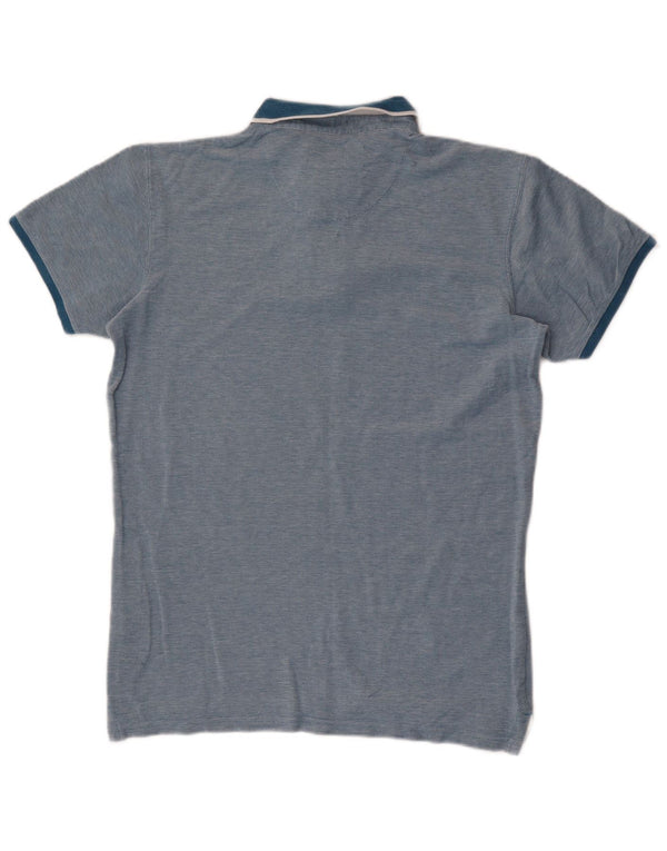 Jack Wills Herren-Poloshirt, klein, blau gestreift, Baumwolle