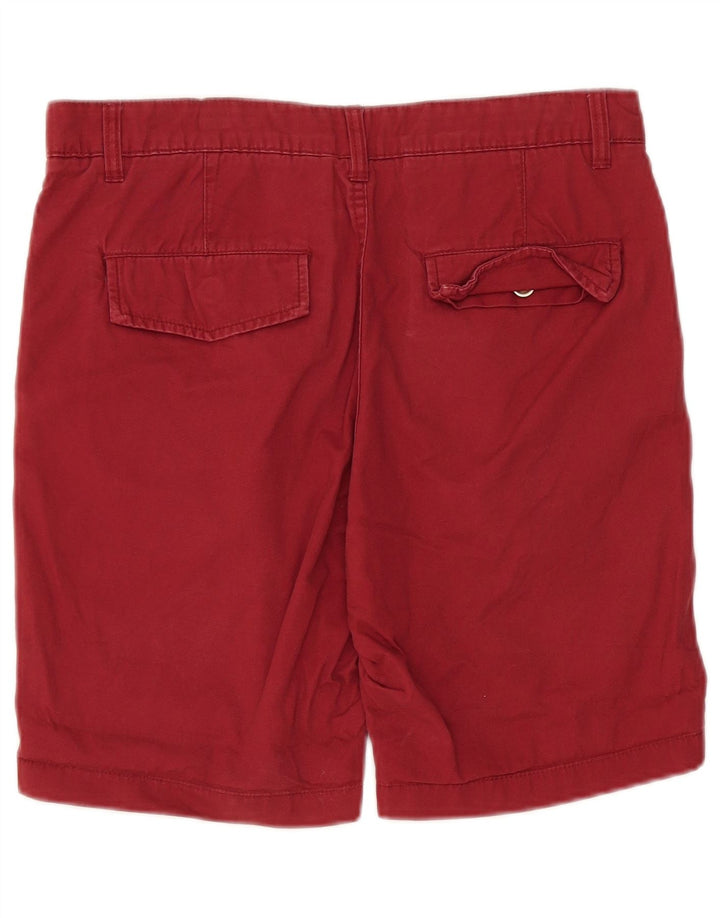 Dack's Herren-Chinoshorts mit normaler Passform, Größe 48, Größe M, W34, Burgunderrot, Baumwolle