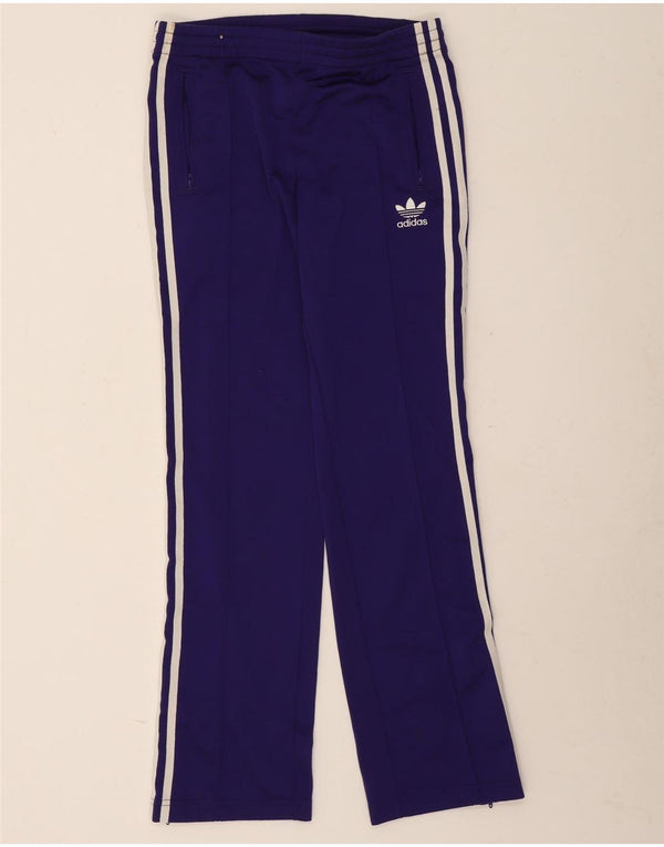 Adidas Damen Trainingshose EU 34 XS Lila Polyester