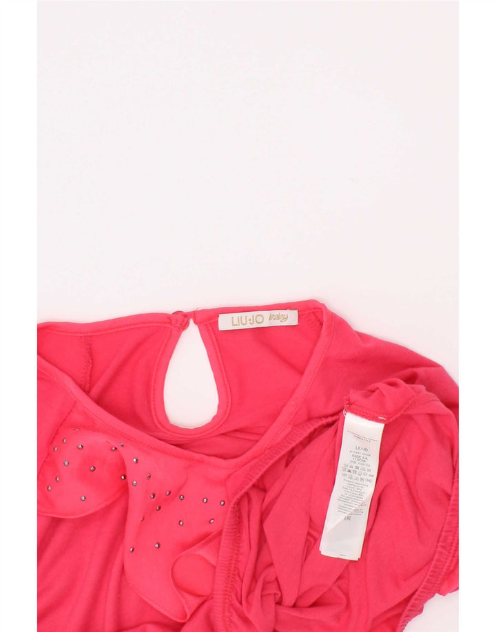 Liu Jo Mädchen-Blusenoberteil, 4–5 Jahre, rosa, Polyester