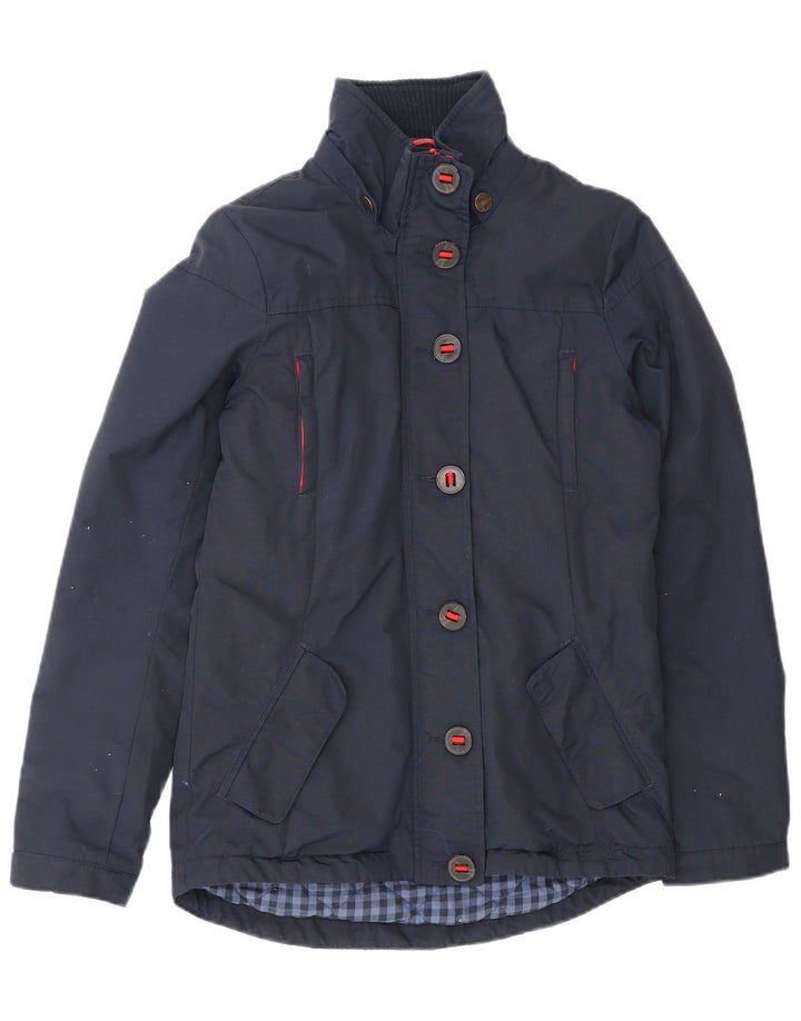 Fat Face Damen Windjacke UK 6 XS Marineblaues Nylon