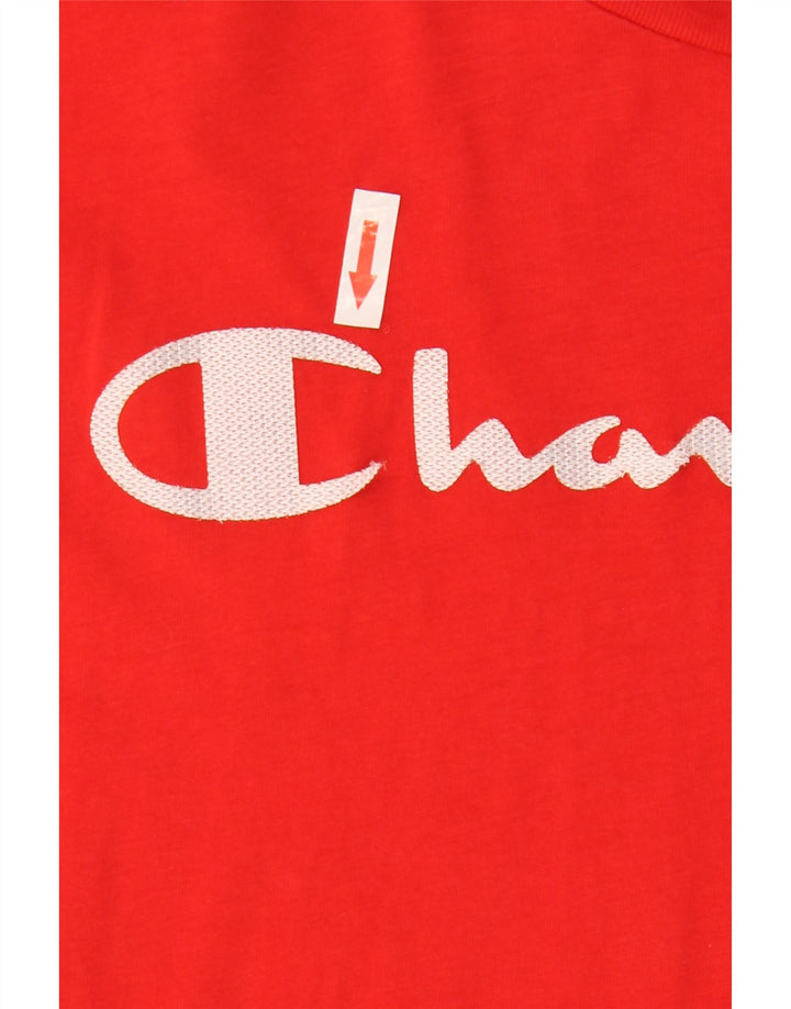 CHAMPION Herren Grafik-T-Shirt-Oberteil Mittelrot