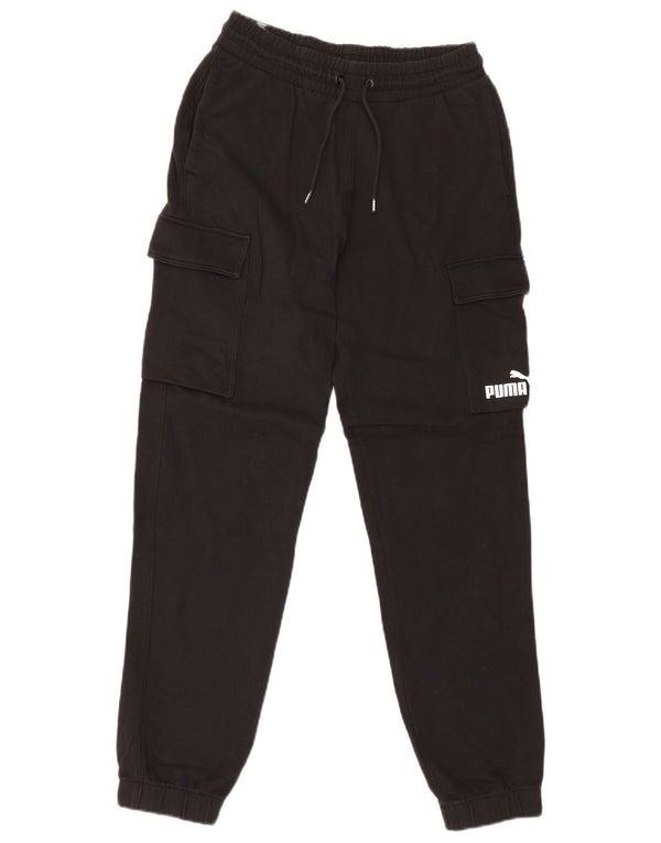 Puma Herren Cargo-Trainingshose, Jogginghose, Größe S, Schwarz, Baumwolle