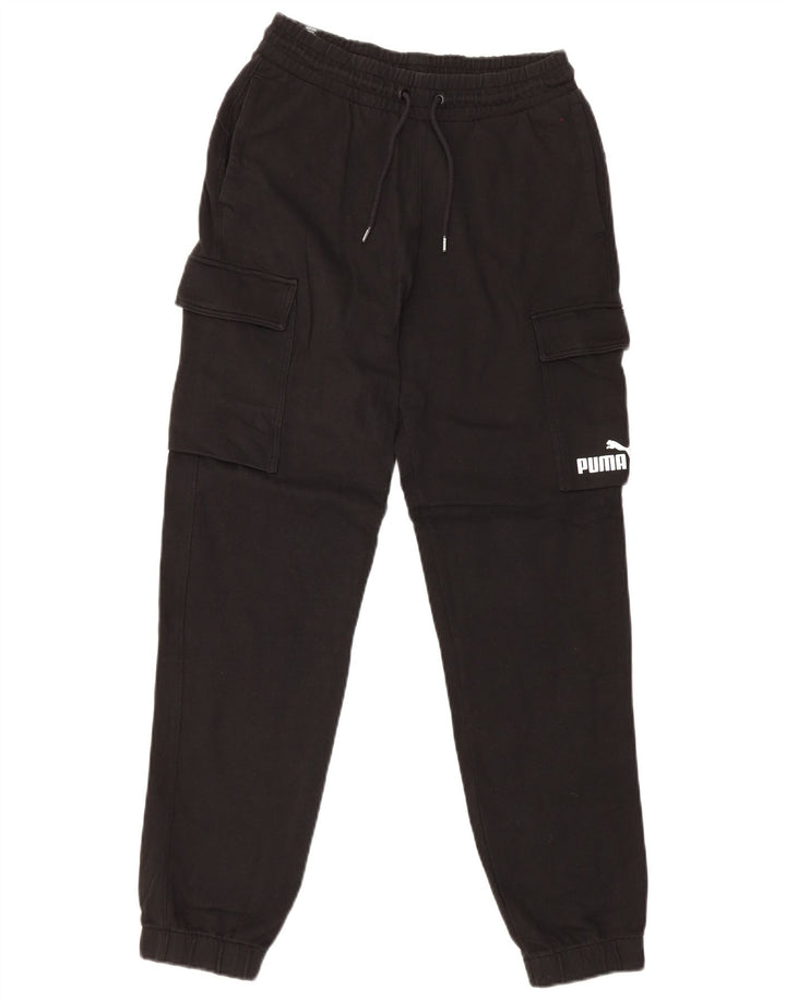 Puma Herren Cargo-Trainingshose, Jogginghose, Größe S, Schwarz, Baumwolle