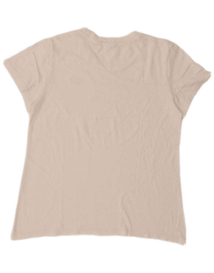 LEVI'S Damen T-Shirt Top UK 14 Medium Weiß