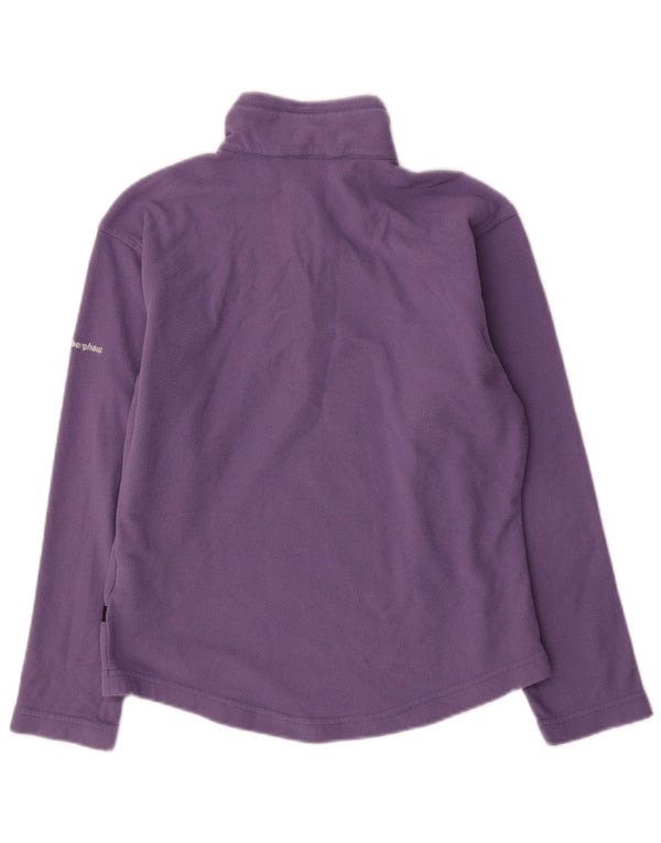 Berghaus Damen-Fleecepullover mit Reißverschluss am Hals, UK 10, Größe S, Lila, Polyester