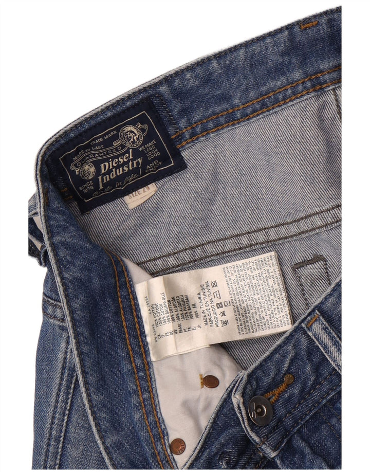 Diesel Herren Jeansshorts W29 mittelblaue Baumwolle