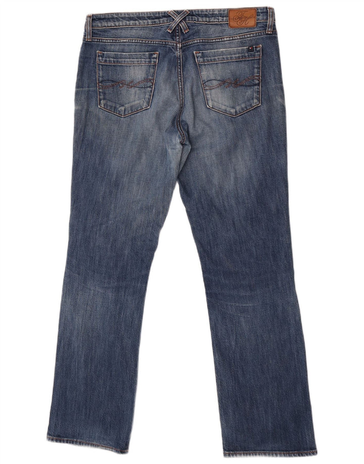 Tommy Hilfiger Damen Straight Jeans W32 L30 Blaue Baumwolle