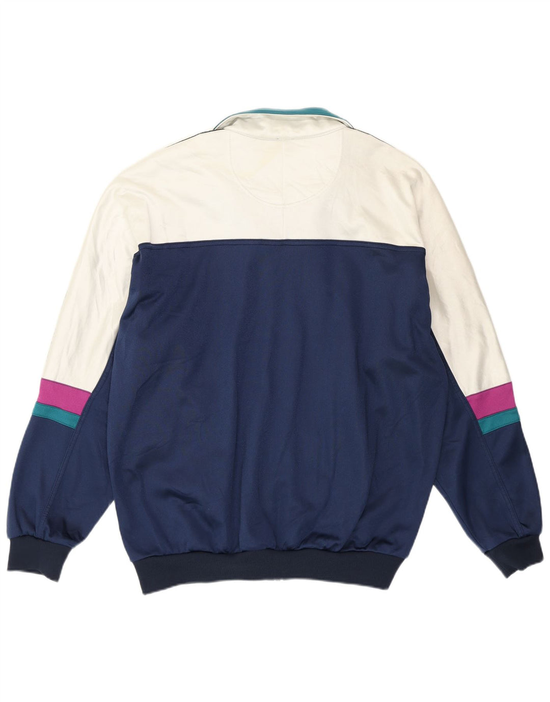 ASICS Herren-Trainingsanzugoberteil mit Grafik, IT 54 XL, Marineblau, Farbblock