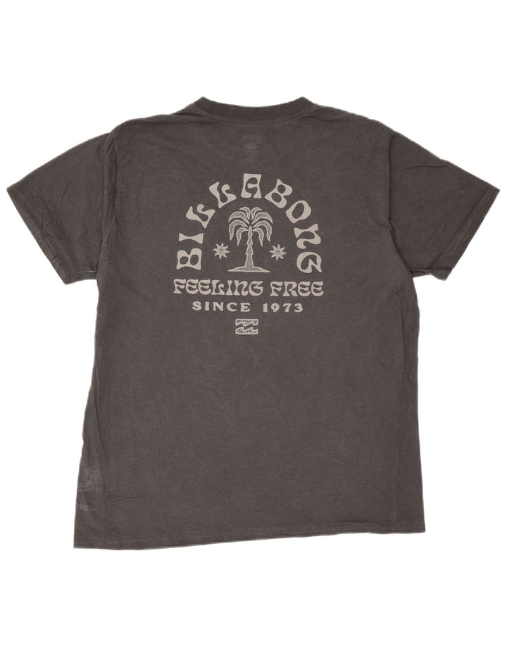 Billabong Herren-T-Shirt mit Grafik, groß, aus grauer Baumwolle