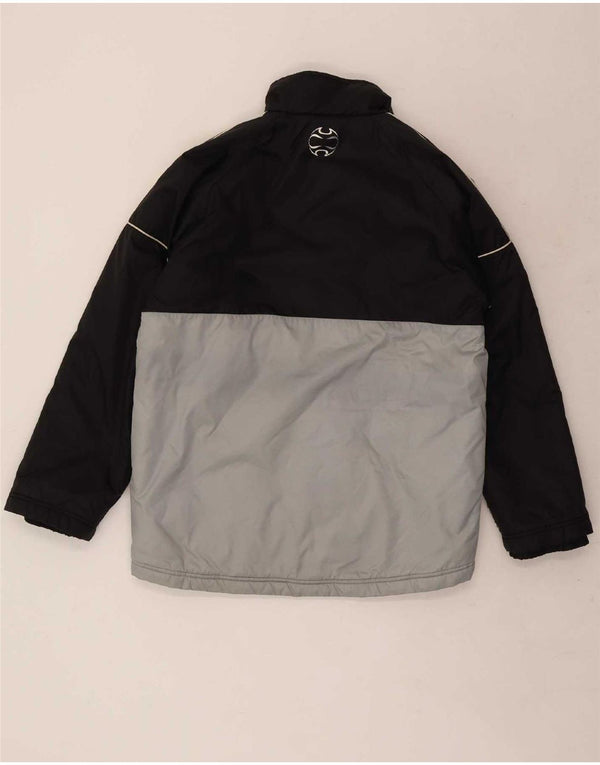Adidas Windjacke für Jungen, 13–14 Jahre, schwarzes Colourblock-Polyester