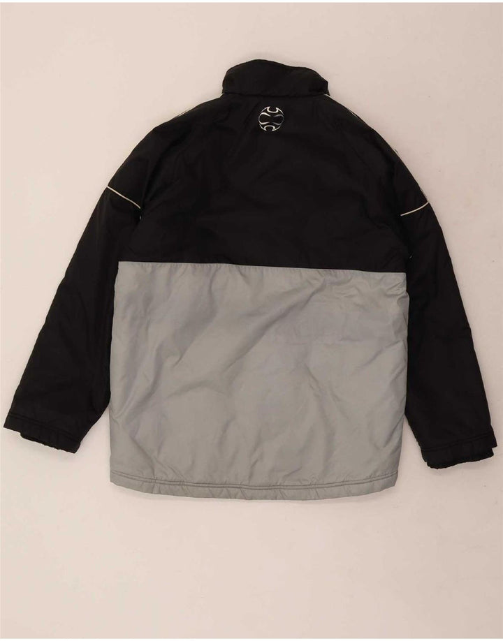 Adidas Windjacke für Jungen, 13–14 Jahre, schwarzes Colourblock-Polyester