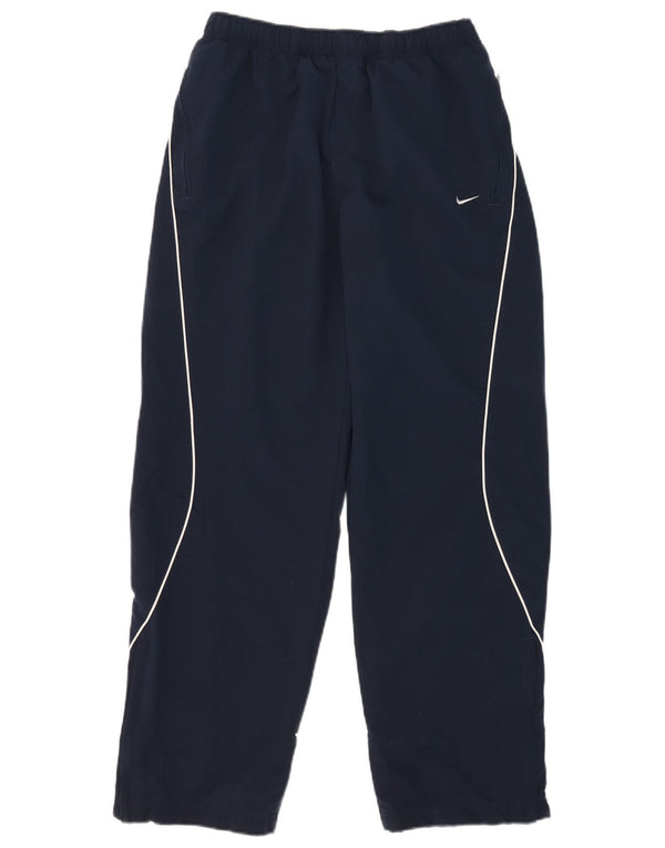Nike Herren-Trainingshose UK 38/40 Mittelmarineblaues Polyester
