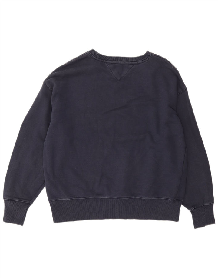 Tommy Hilfiger Herren-Sweatshirt-Pullover, groß, marineblau, Baumwolle