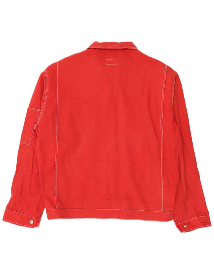 Durango Herren-Utility-Jacke UK 40 Große rote Baumwolle